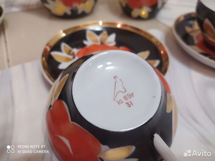 Чайный сервиз дулево розы