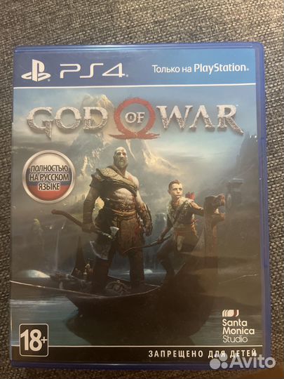 Диски на ps4 God of war