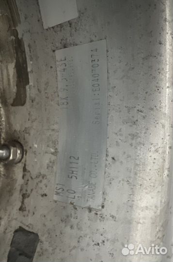 Диски SSR r18 оригинал