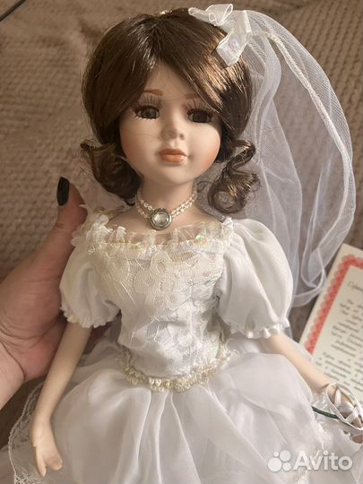 Кукла фарфоровая коллекционная ремеко