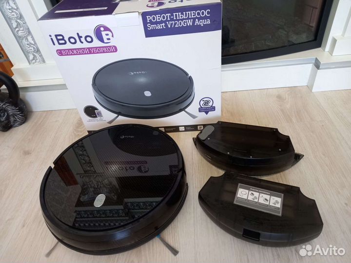 Робот-пылесос iBoto SMART V720GW Aqua, черный