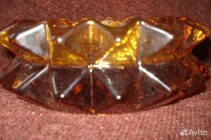 Богемское стекло - пепельница