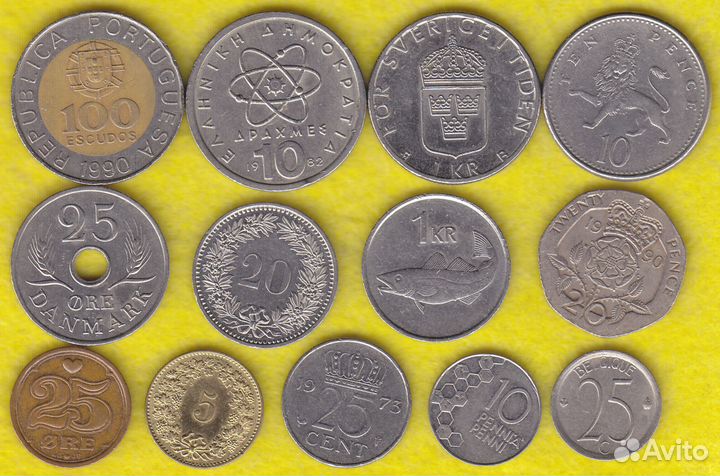 Иностранные монеты (лот №065)