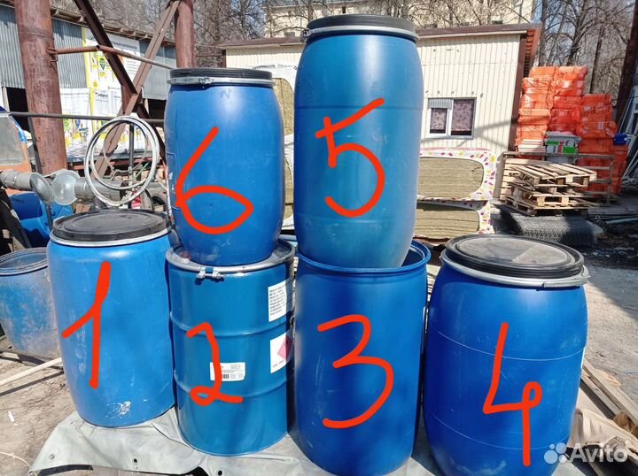 Бочка для воды пластиковая