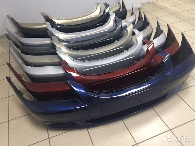 Бампер передний Hyundai Accent окрашенный в цвет