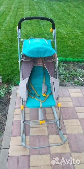 Детские санки коляска