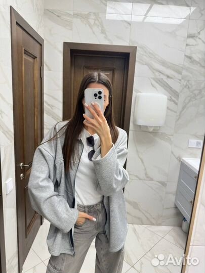 Зип худи женское