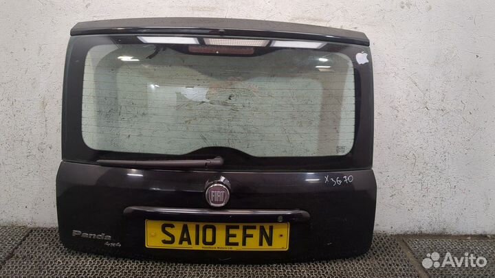 Подсветка номера Fiat Panda, 2010