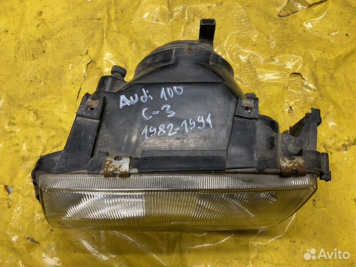 Фара передняя левая для Audi 100 C3 1982-1991