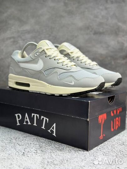 Кроссовки Nike Patta x Air Max 1 'Grey'