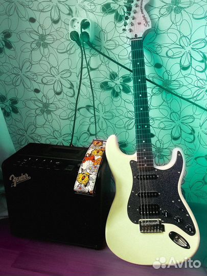 Fender Affinity Stratocaster + комбоусилитель