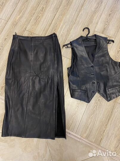 Костюм кожаный