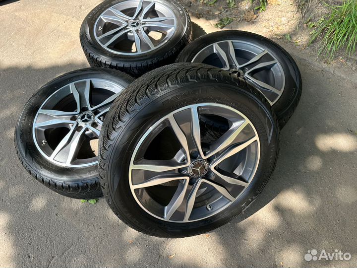 Комплект оригинальных колес R17 Mercedes W205 зима