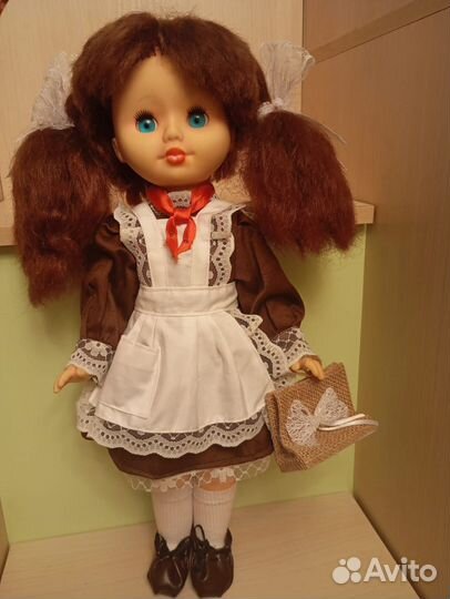 Кукла Школьница Пионерка СССР Ленигрушка