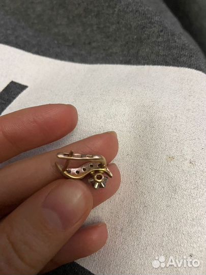 Серьги с бриллиантами СССР