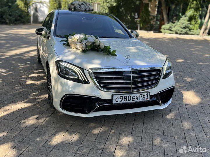 Украшения для машины на свадьбу