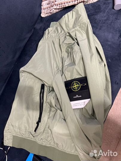 Куртка stone island garment dyed crinkle reps ny