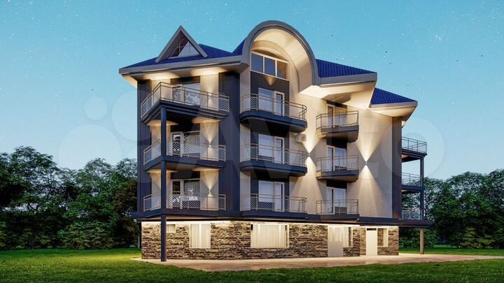 Апартаменты, 14.5 м²