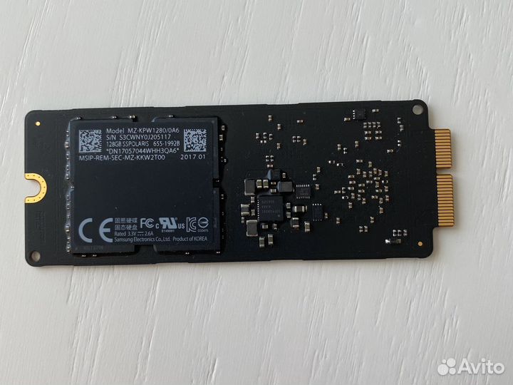 Apple ssd 128gb