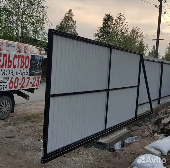 Установка Откатных ворот (Автомат ) и Заборов