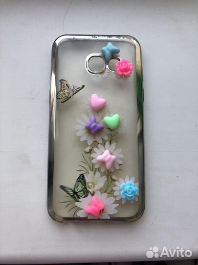 Чехол на samsung А3 ручной работы
