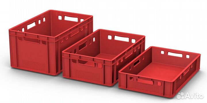 Новые Ящики для мяса морозостойкие Е2 600х400х200м