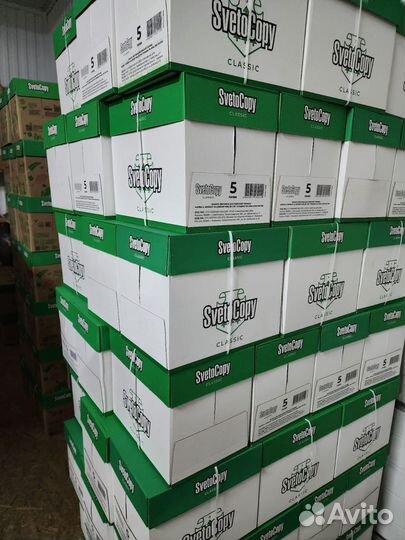 Бумага Светокопия Svetocopy A4 и А3 оптом белая