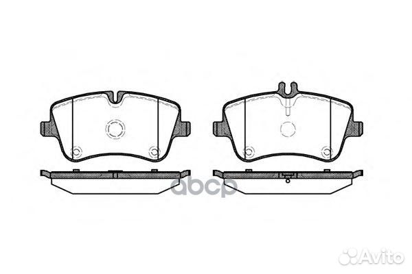 768 00 FDB1429571986B колодки дисковые п MB