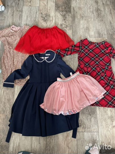 Вещи пакетом на девочку 122,128,134