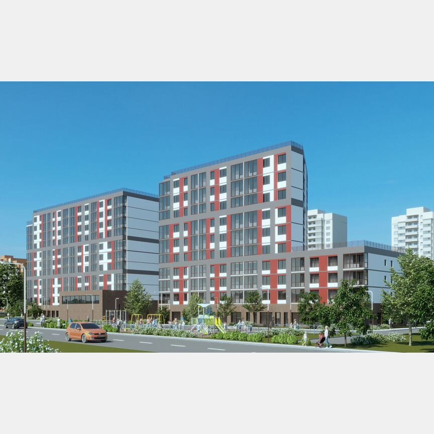 2-к. квартира, 51,8 м², 4/11 эт.