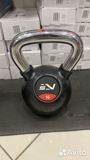 Гиря чугунная 16 кг новая