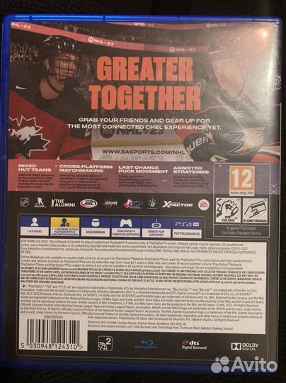 Nhl 23 ps4 диск