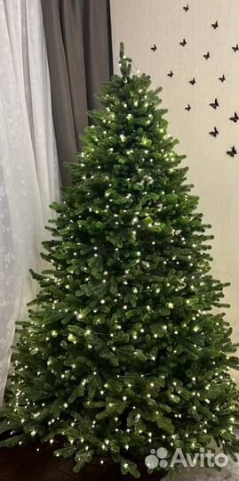 Ель Европейская 210 см.Литая+пвх.Новая