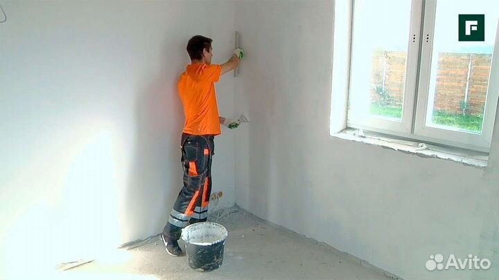 Шпаклёвка стен потолка, любой сложности