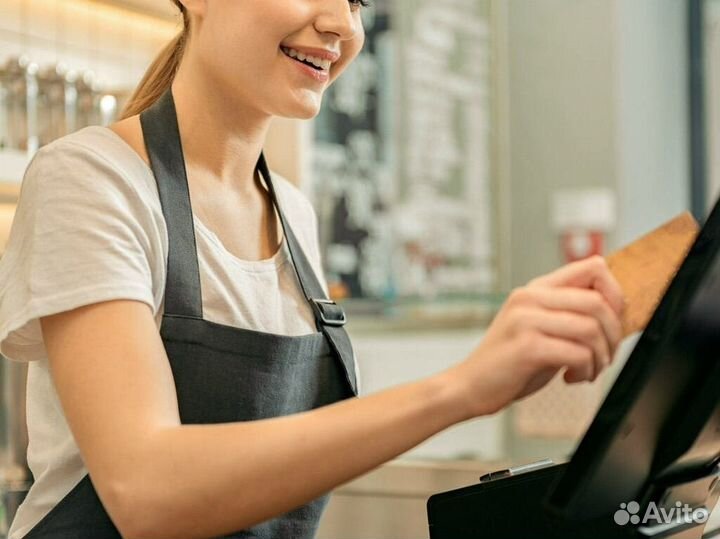 Продавец кассир в продуктовый магазин