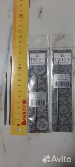 Спицы для вязания ChiaoGoo съёмные металлические