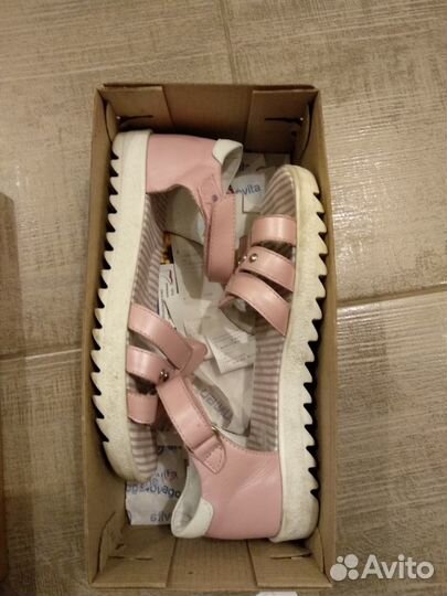 Босоножки 36р. Кожа