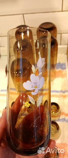 Часы Бокалы 6шт рюмки 12шт