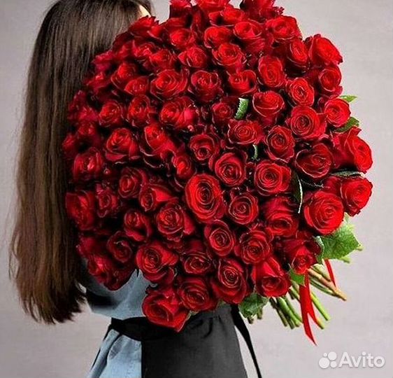 Высокие розы Букеты с доставкой