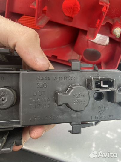 Задний правый фонарь volkswagen bora