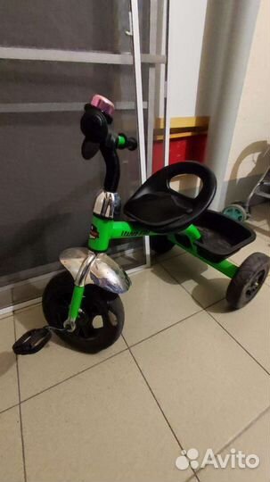 Детский трехколесный велосипед leader kids