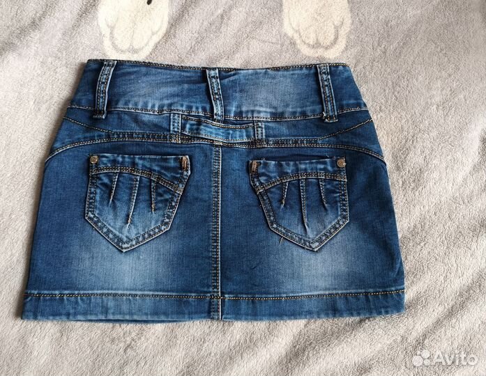 Джинсовая юбка женская 42 44