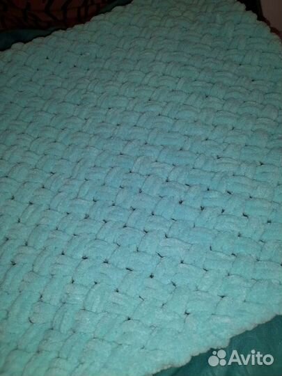 Плед детский вязаный ручная работа