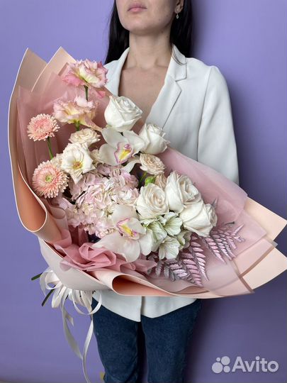 Живые цветы букеты