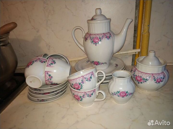Чайный сервиз СССР пфз
