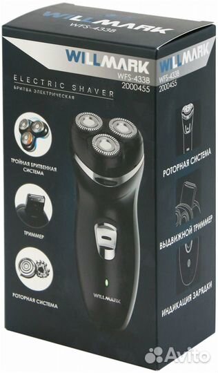 Бритва электрическая willmark WFS 433B