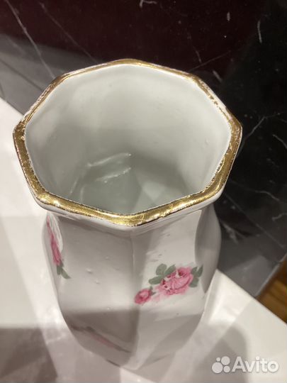 Ваза с розочками 60-е годы СССР