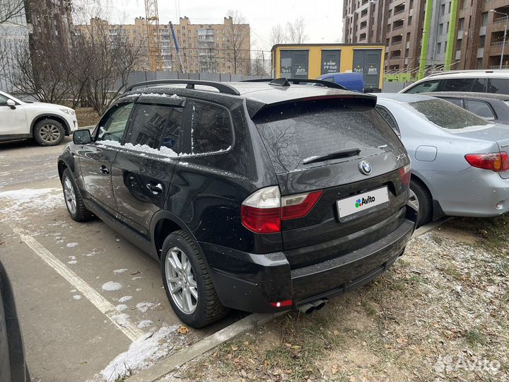 BMW X3 2.5 AT, 2007, 219 500 км