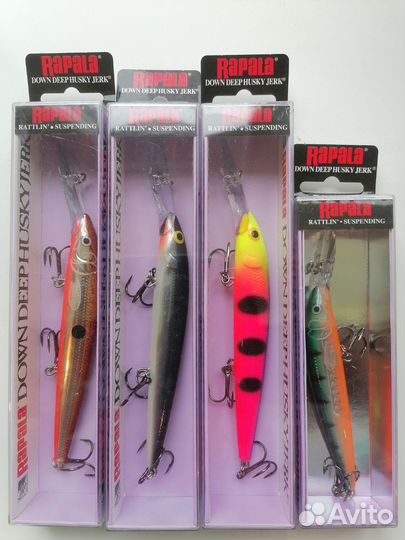 Воблеры Rapala и Storm в ассортименте