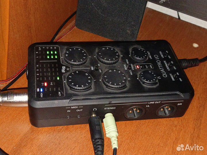 IRig Pro Quattro I/O - звуковая карта, 4 канала